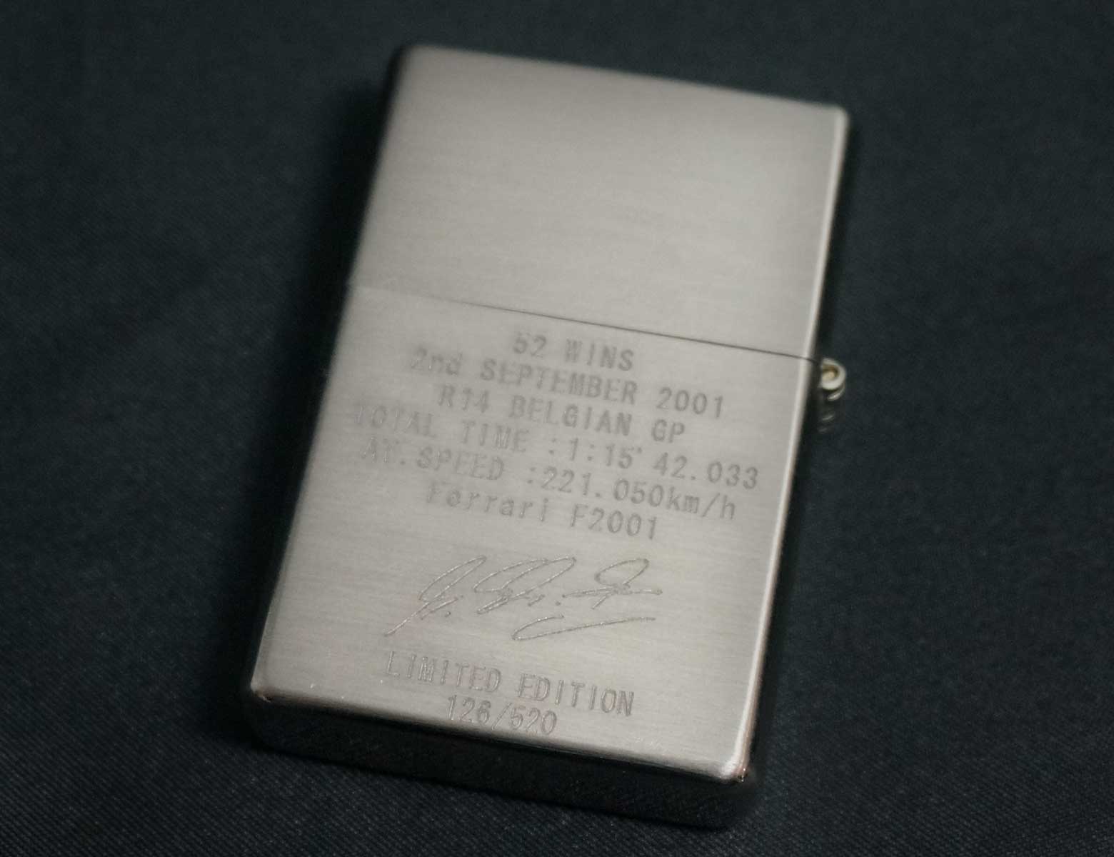 ジッポー ZIPPO ミハエルシューマッハ  LIMITED EDITION