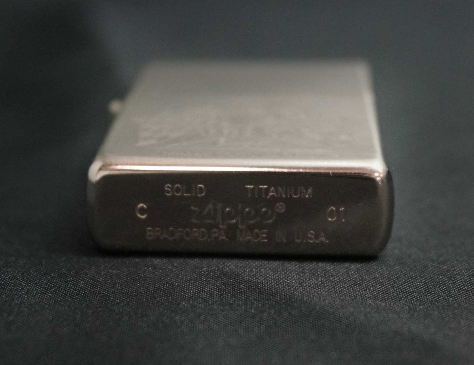 zippo 純チタン（Solid Titanium） シューマッハ 520個限定 - zippo 