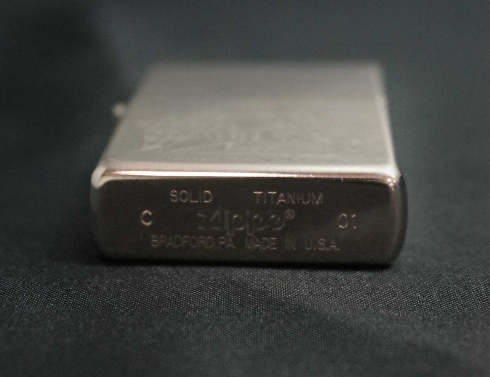 画像: zippo 純チタン（Solid Titanium） シューマッハ 520個限定