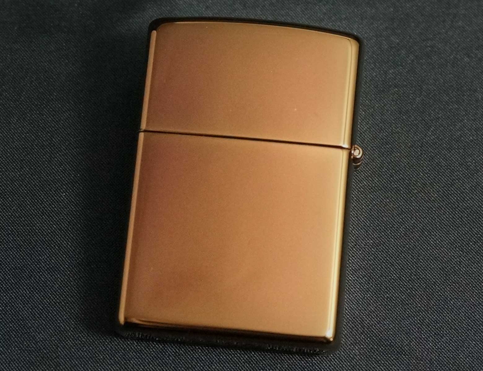 画像: zippo PLAYBOY ブロンズ バニーゴールドメタル 2003年製造