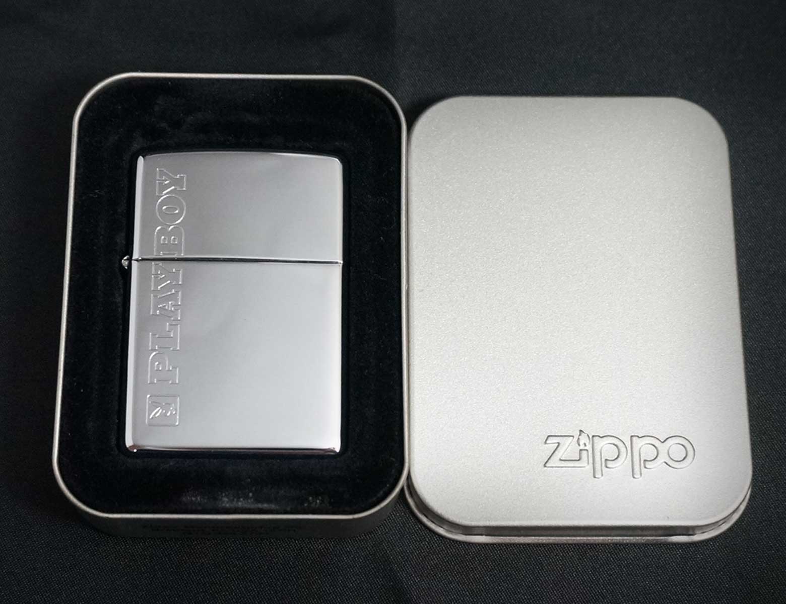 画像: zippo PLAYBOY ロゴエッチング 2000年製造