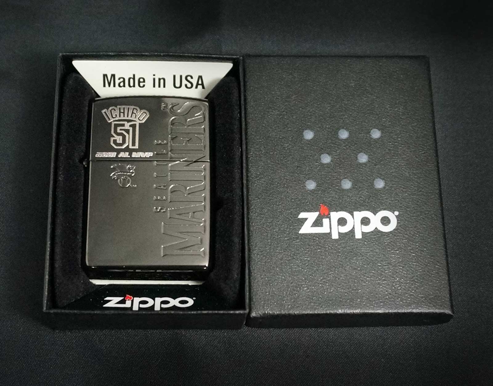 画像: zippo MARINERS ICHIRO（イチロー） 2001年製造
