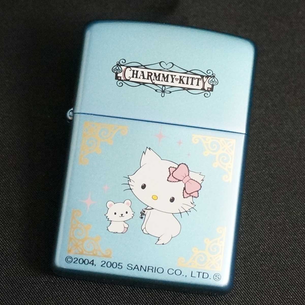 画像1: zippo CHARMMY KITTY ブルー サンプル品　000