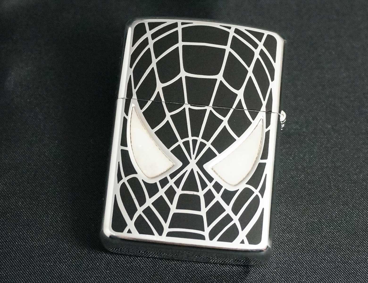 画像: zippo ARMOR　スパイダーマン ダブルフェイス 2006年製造