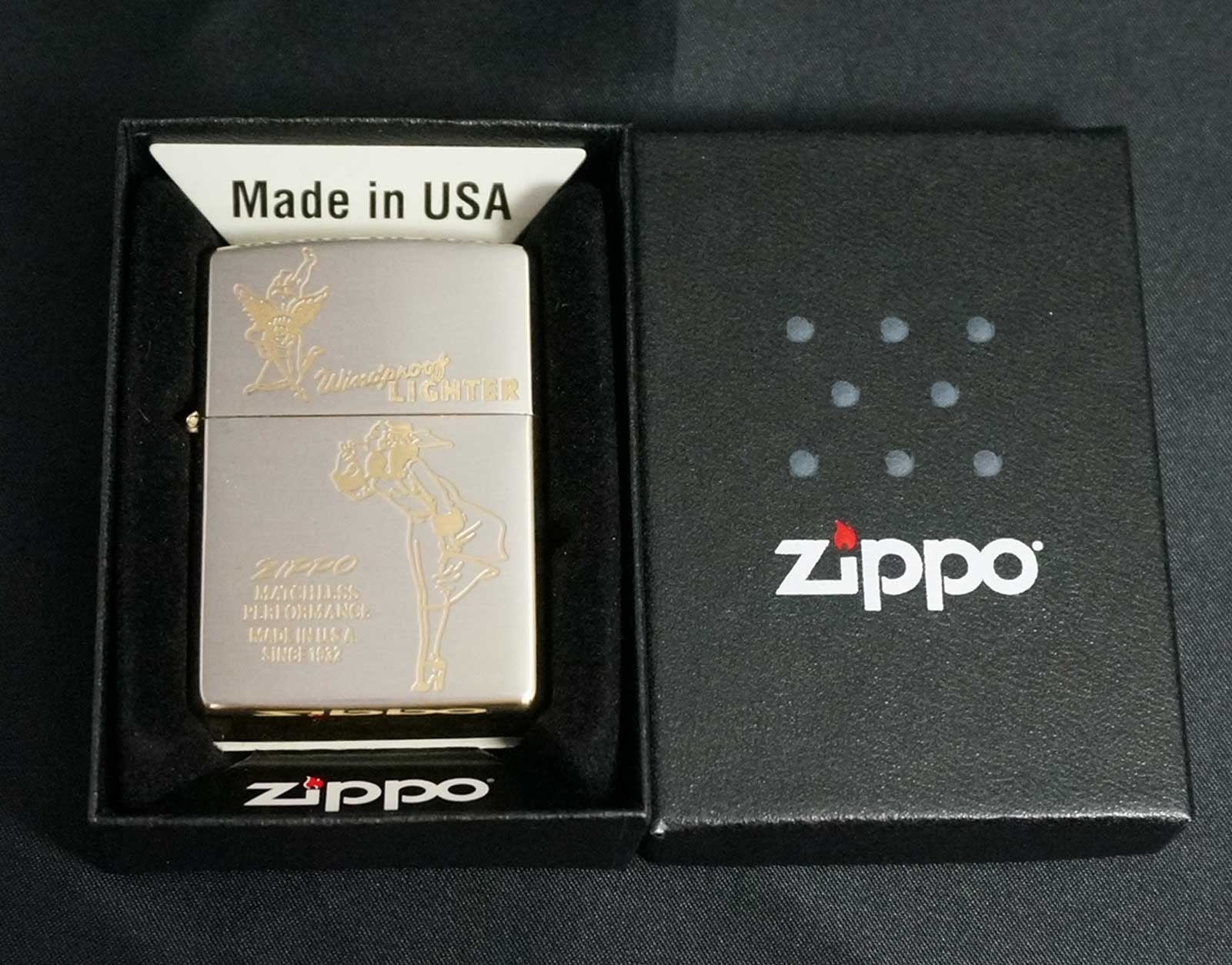 画像: zippo WINDY キューピットSG加工 1996年製造