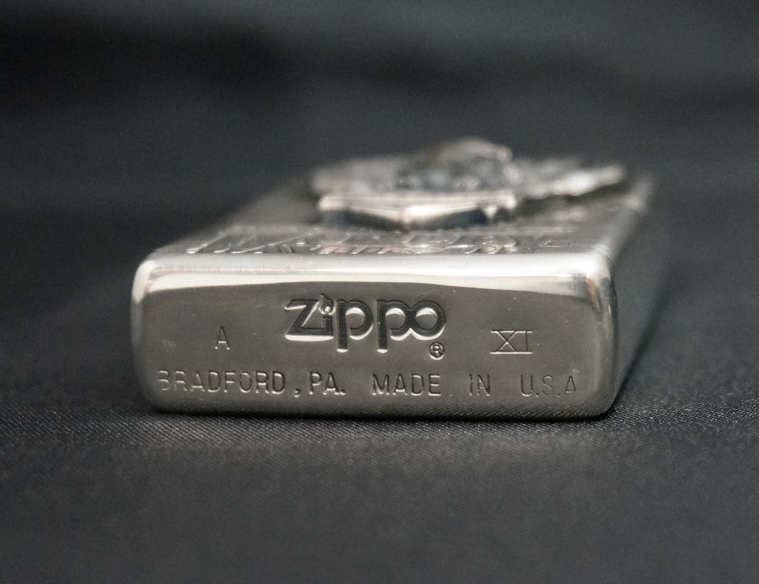 画像: zippo HARLEY-DAVIDSON いぶしメタル 1995年製造