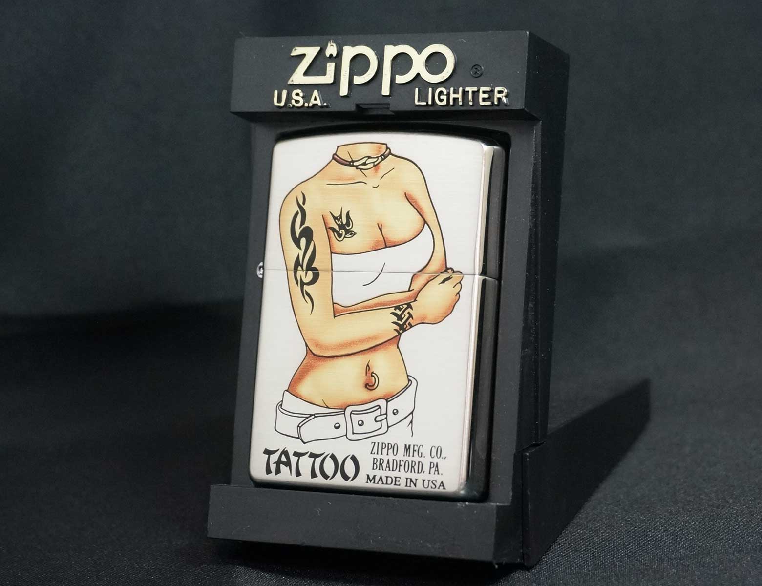 画像: zippo SEXY TATTOO SUNBURN C 2002年製造