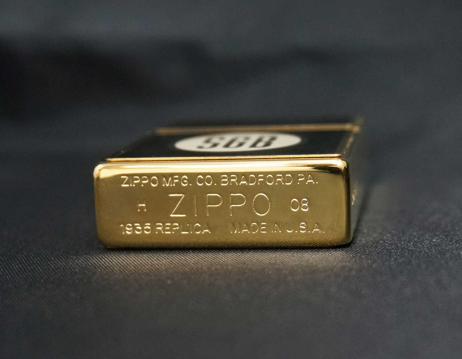 画像: zippo NO.1935G スリーピッグス ゴールド×ブラック 350個限定