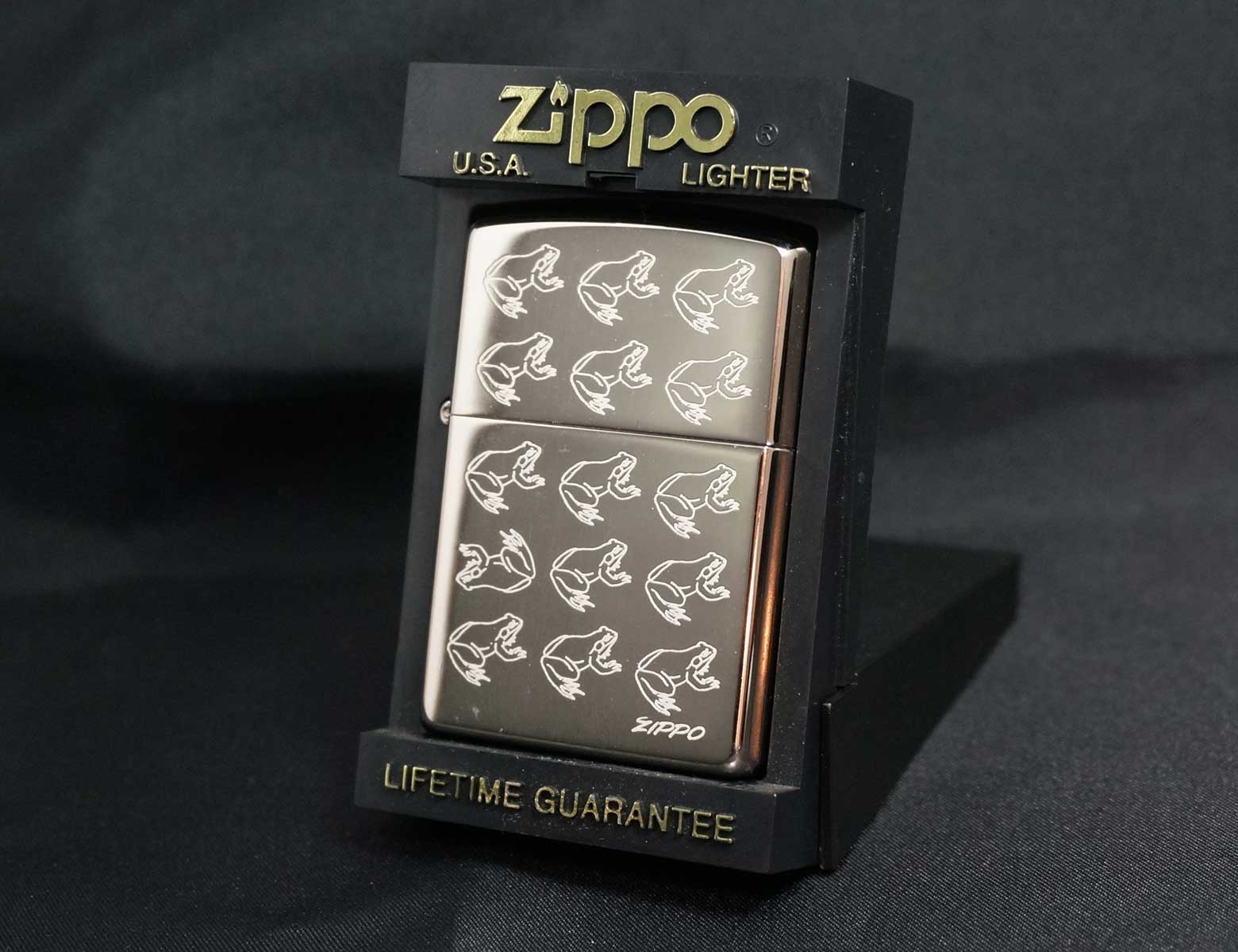 画像: zippo Frog(カエル）シルバーメッキ 1998年製造