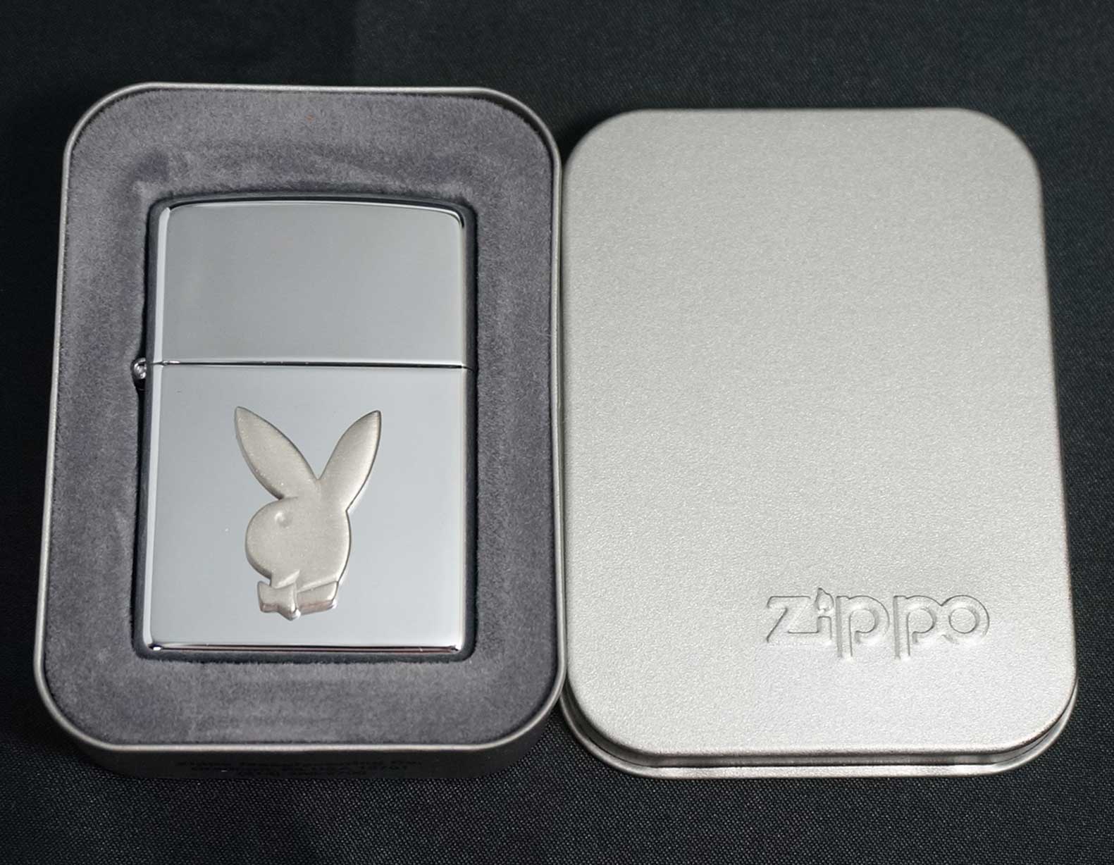 画像: zippo PLAYBOY バニーメタル #250