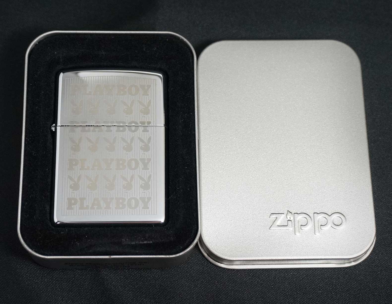 画像: zippo PLAYBOY エッチング B 2006年製造