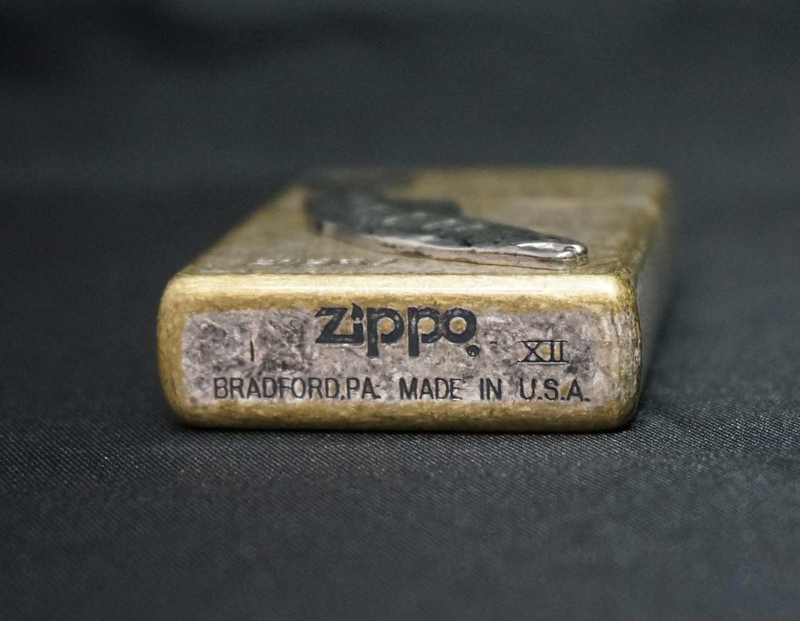 画像: zippo フィッシュMブラス　ヤマメ　1996年製造