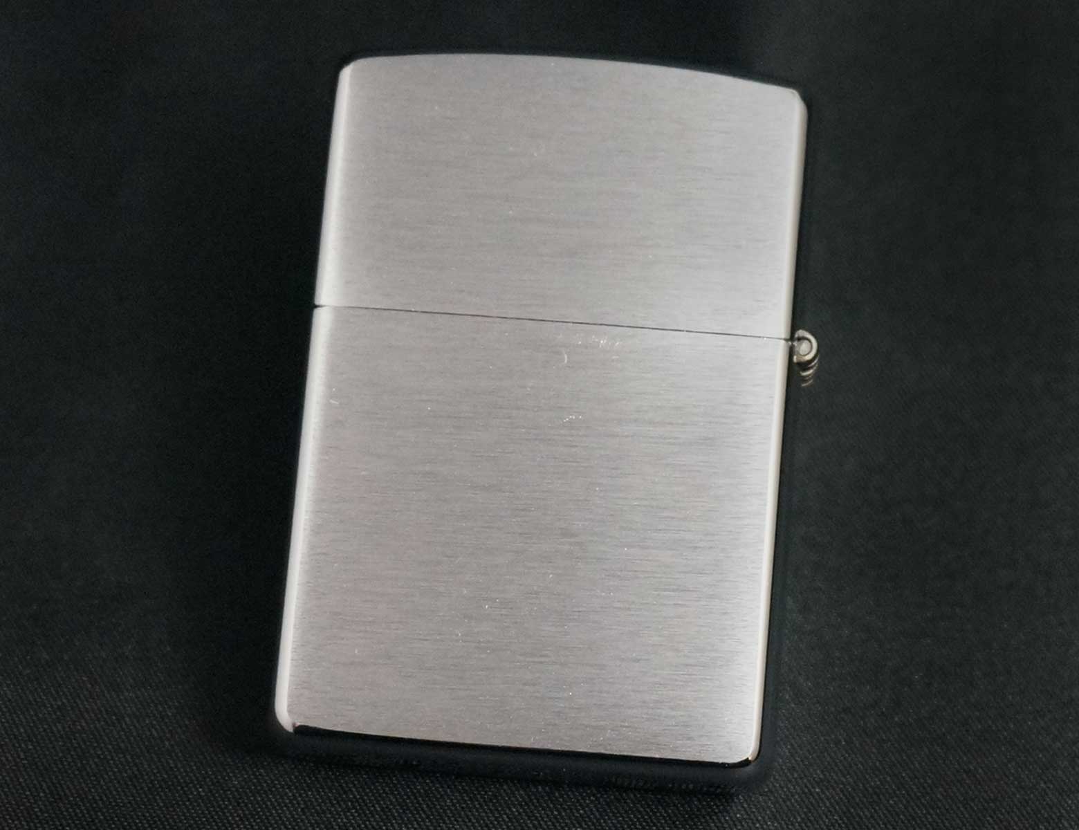 画像: zippo WINDY 黒メタル貼付け #200 2002年製造