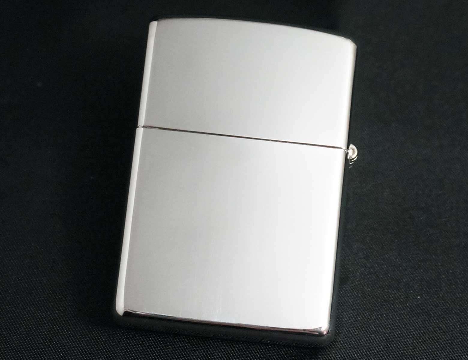 画像: zippo WINDY シルエットプリント シルバーメッキ 1998年製造