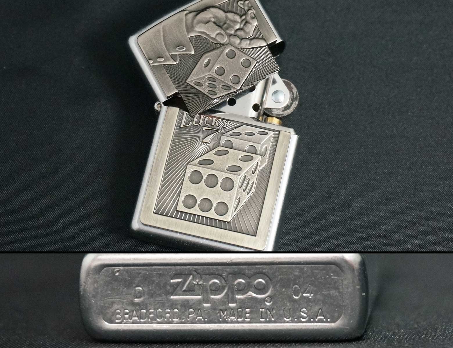 画像: zippo トリック サイコロ 2002年製造