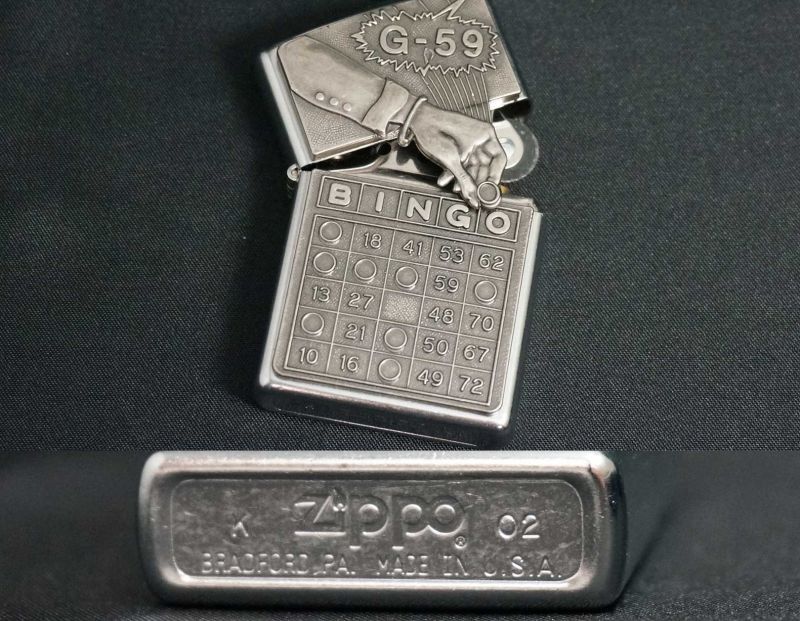 画像: zippo トリック BINGO 2002年製造