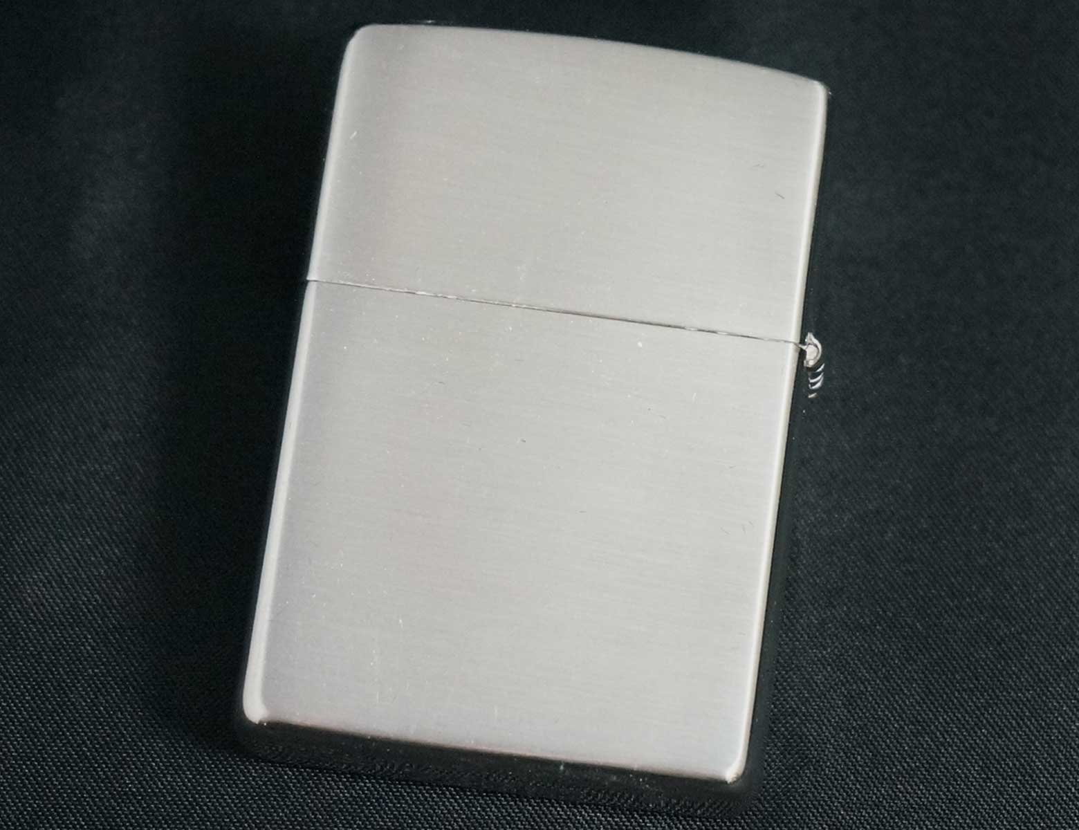 画像: zippo WINDY シルエット シルバーサテーナ 1998年製造