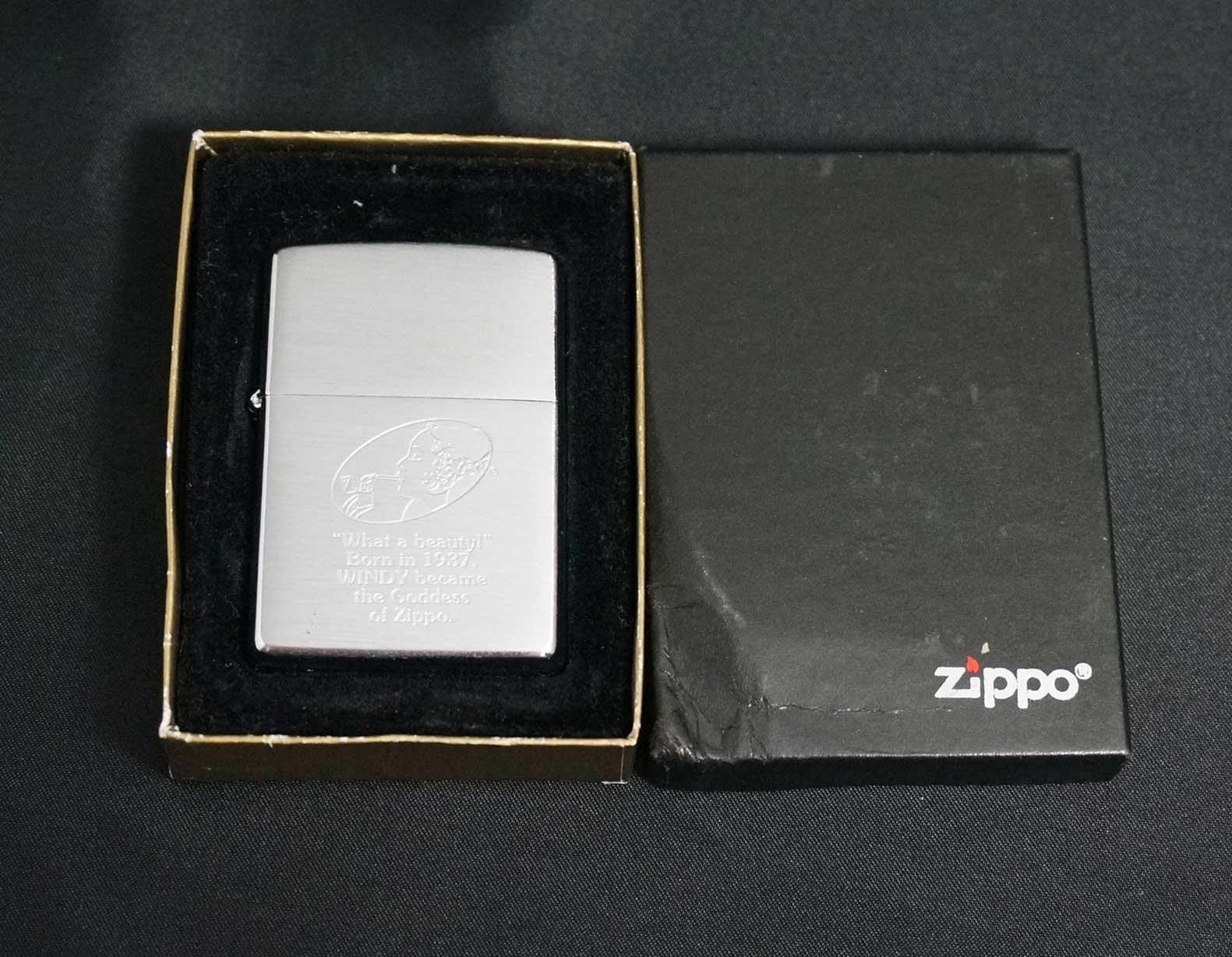 画像: zippo WINDY エッチング A #200 1999年製造