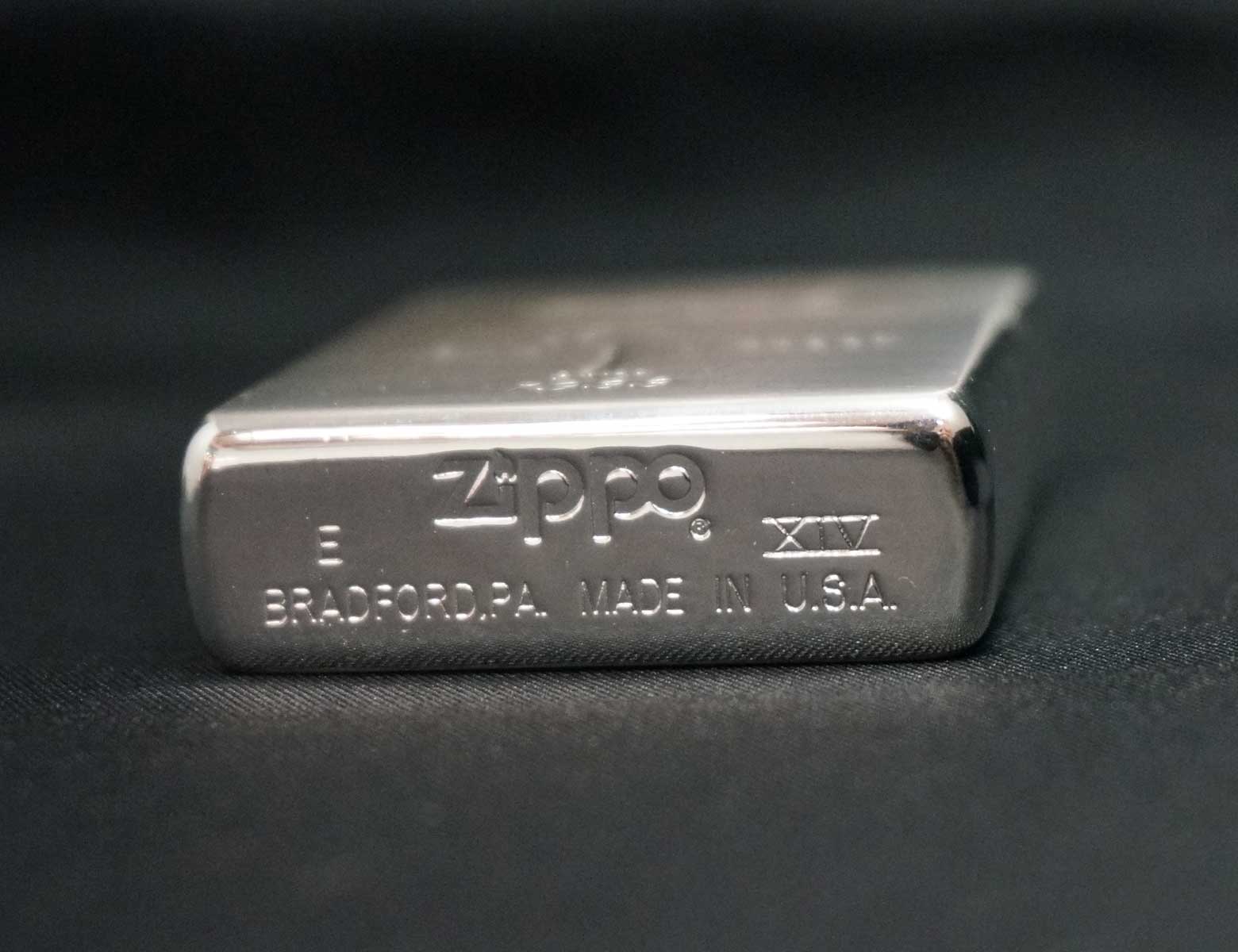 画像: zippo WINDY シルエット シルバーサテーナ 1998年製造