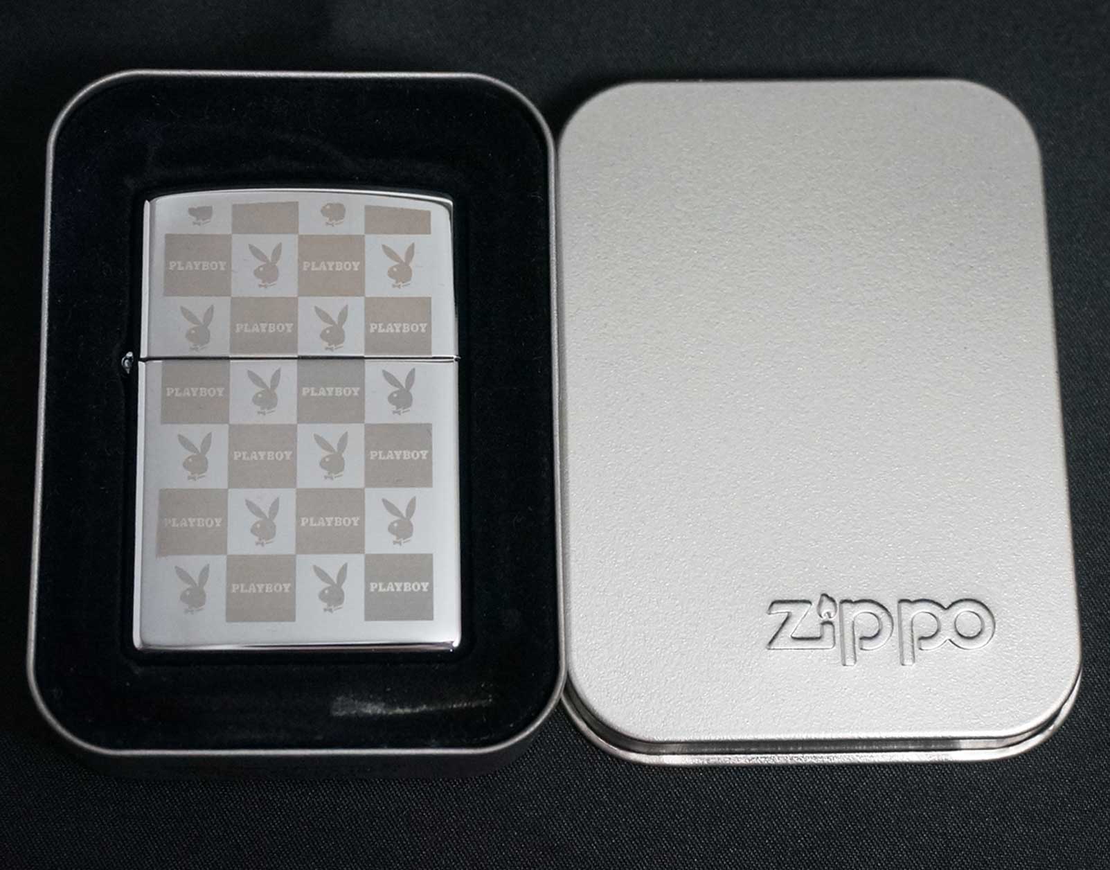 画像: zippo PLAY BOY エッチング #250 D 2005年製造