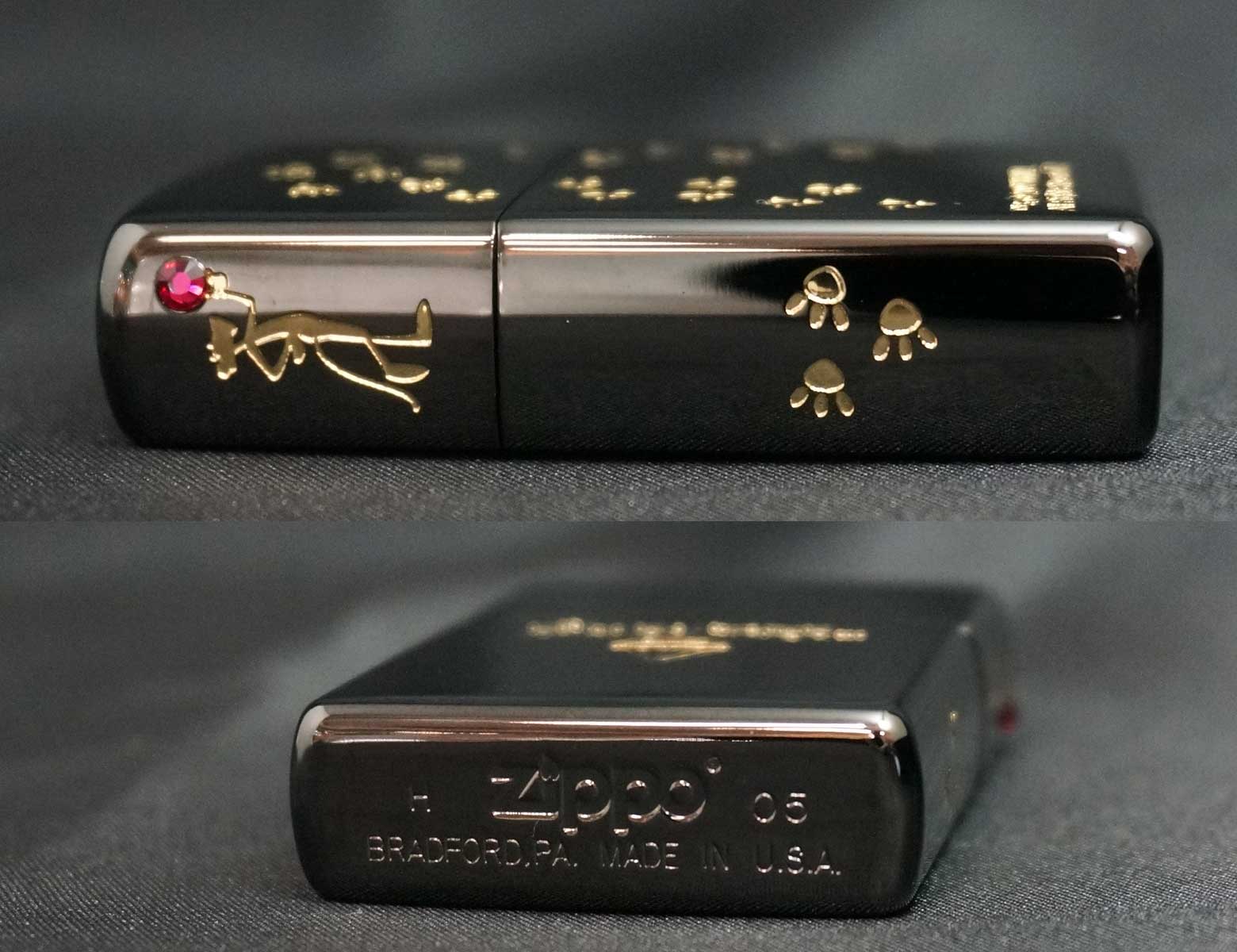 画像: zippo PINK PANTHER ブラック