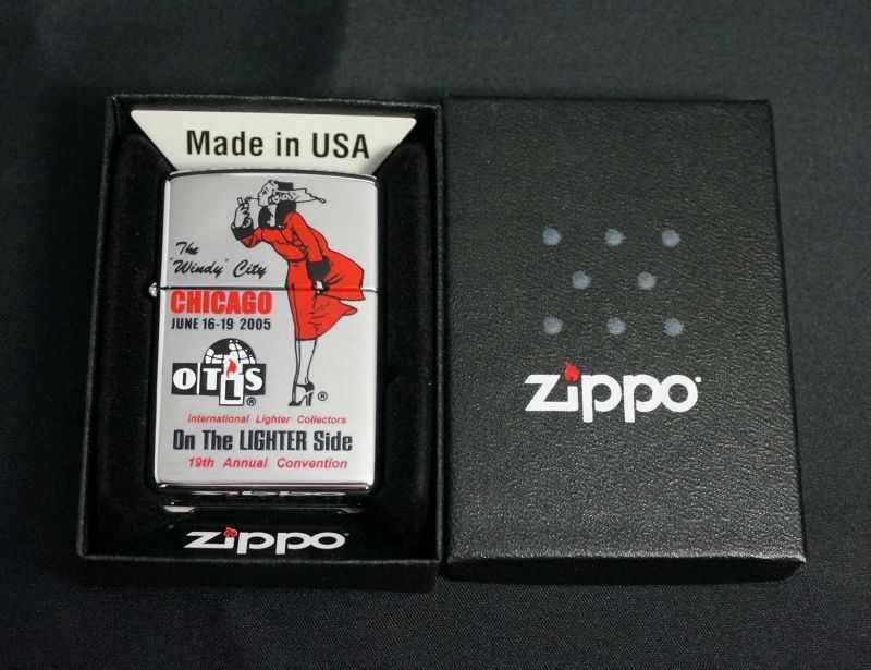 画像: zippo WINDY OTLS CHICAGO 2005年製造