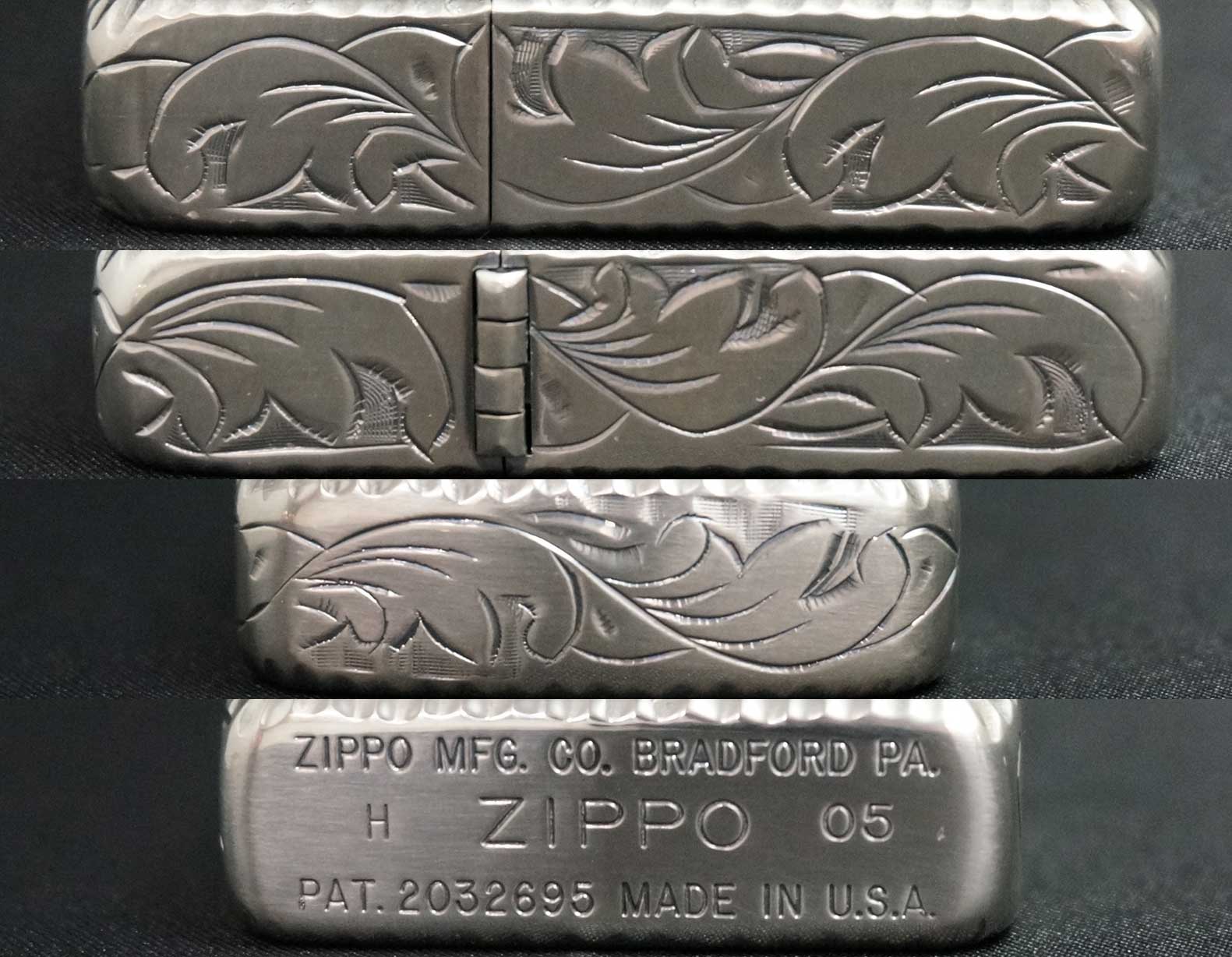 画像: zippo 1941REPLICA サイド手彫り 1941-3H/C SV