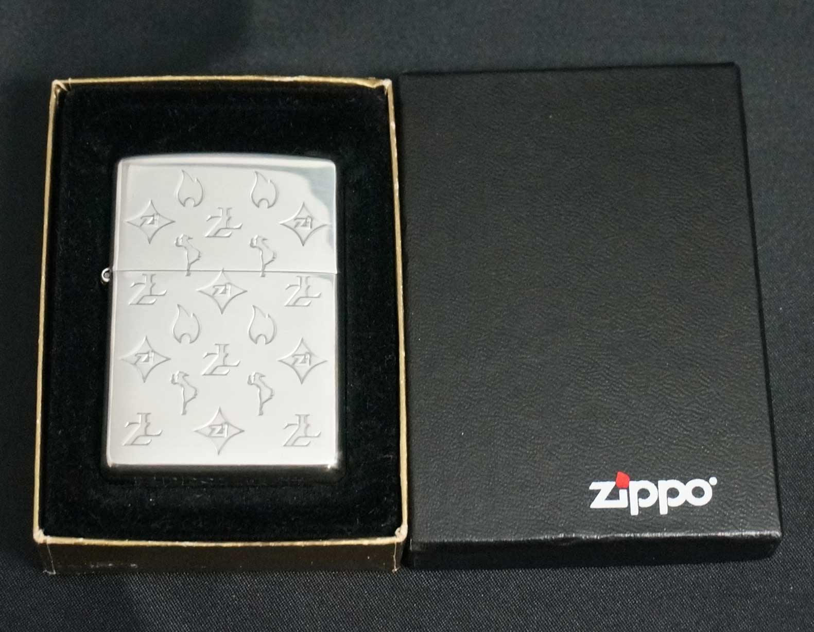 画像: zippo WINDY＆炎 シルバーメッキ 2000年製造