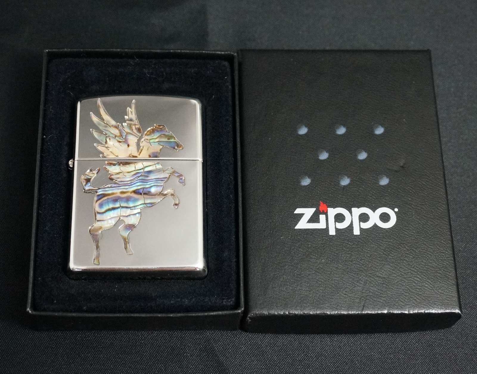 画像: zippo シェル ペガサス 2005年製造