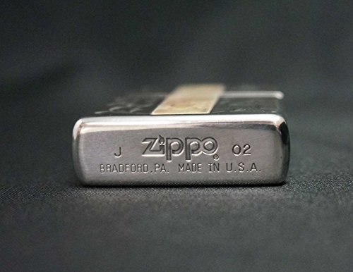 画像: zippo シェル＆エッチング B 2002年製造