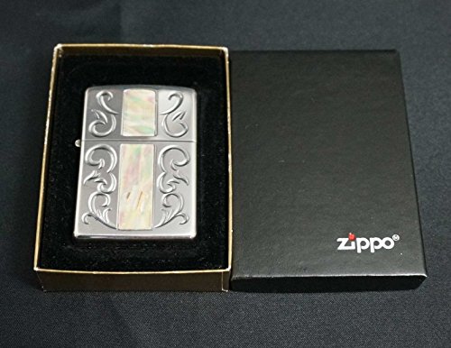 画像: zippo シェル＆エッチング B 2002年製造