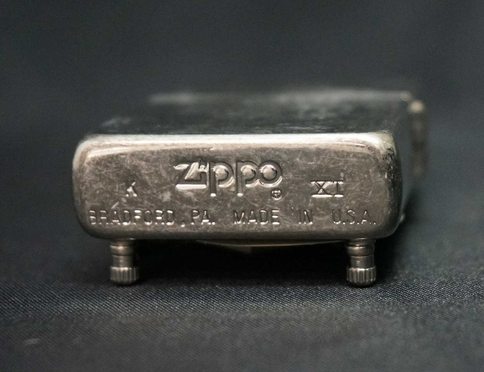 画像: zippo 桃井かおりデザイン 500円玉フォルダー付 シルバーバレル 1995年製造