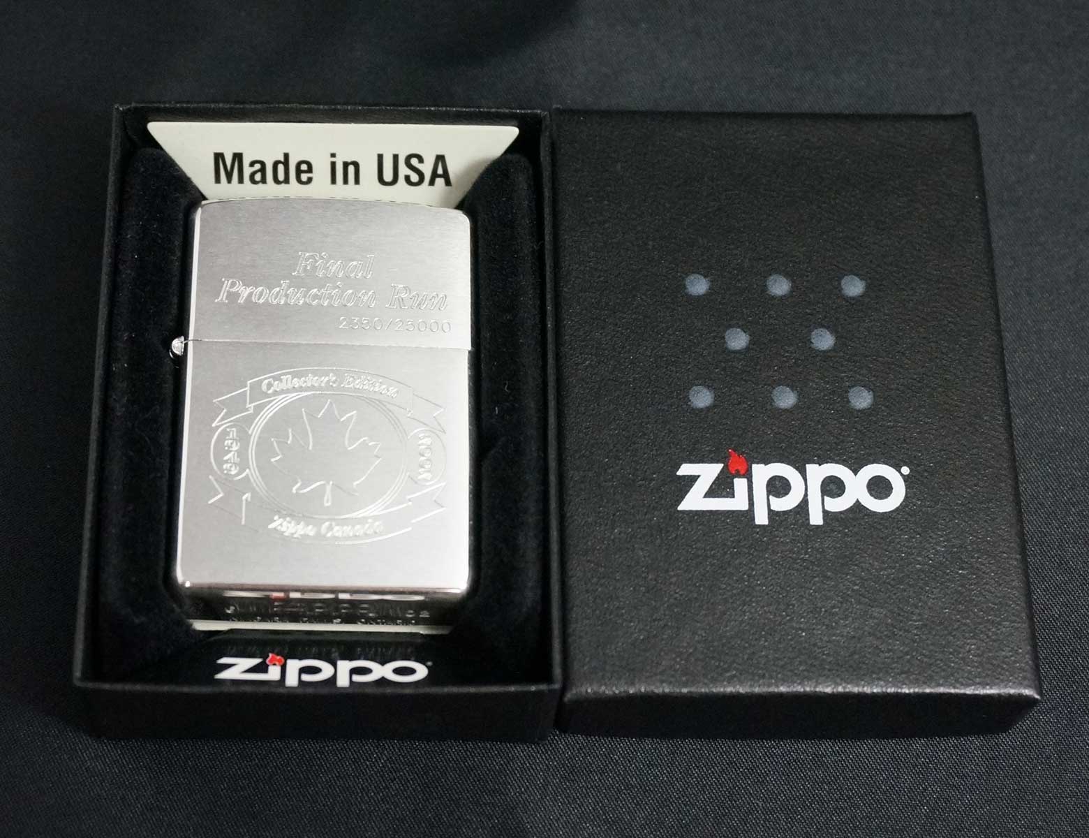 画像: zippo CANADA FINAL（カナダファイナル）オリジナルケースなし 