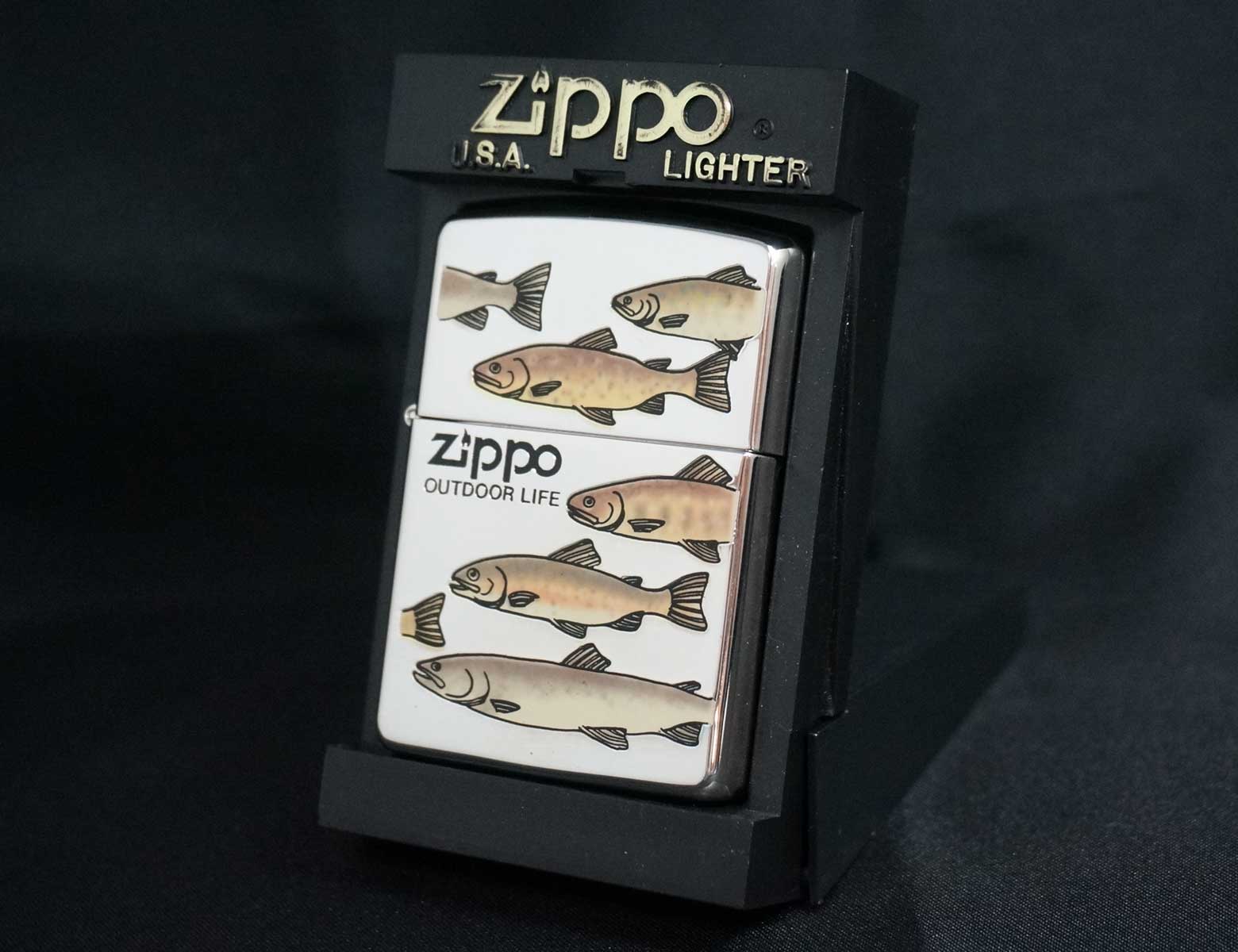 画像: zippo OUTDOOR LIFE 魚 A 1996年製造