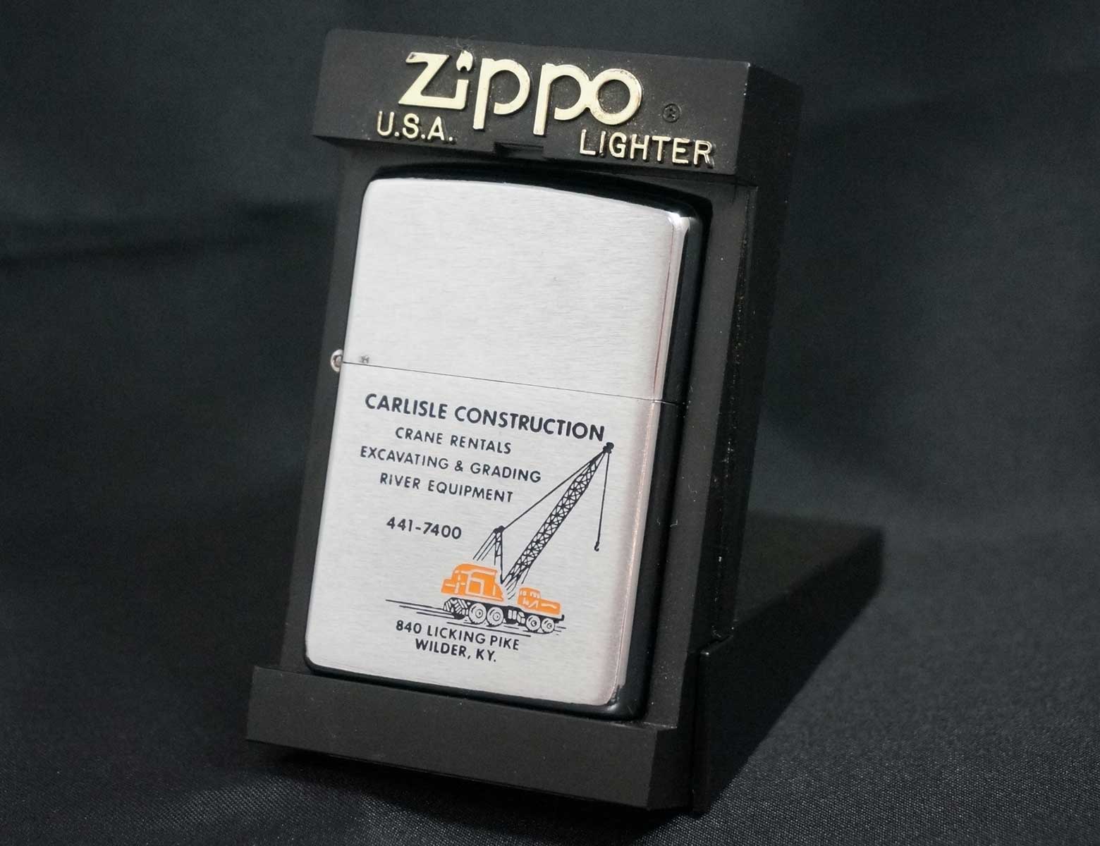 画像: zippo CARLISLE CONSTRUCTION 1977年製造 NEAR MINT