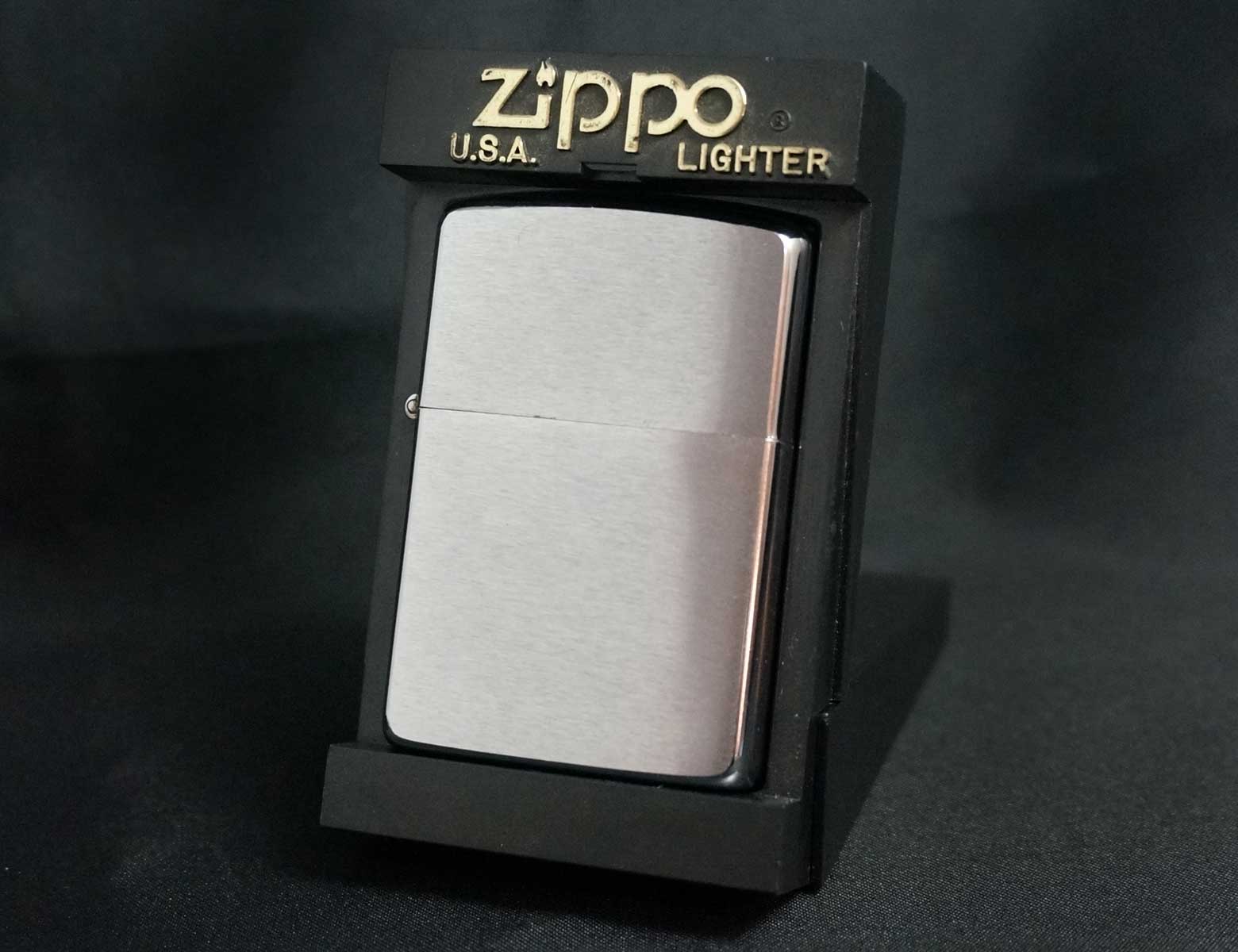 画像: zippo #200 ブラッシュ・クローム NEAR MINT 1980年製造 