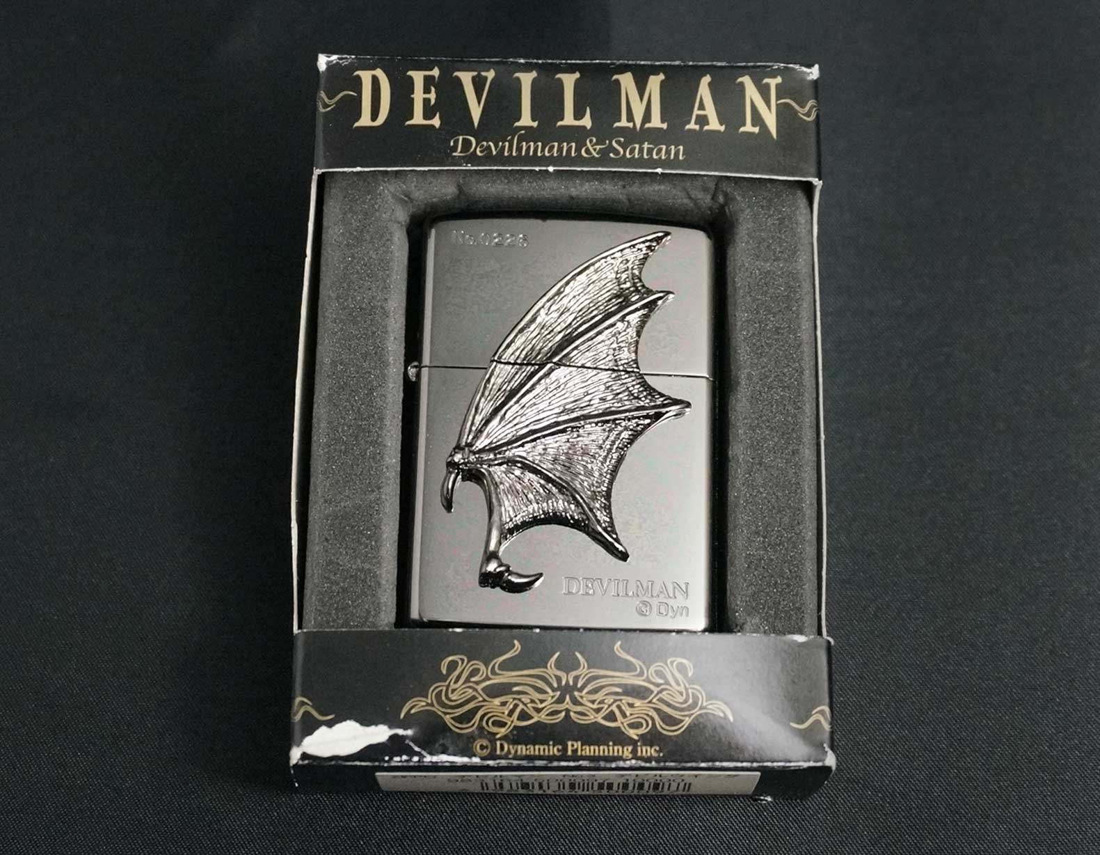 画像: zippo DEVILMAN デビルウイング 2001年製造