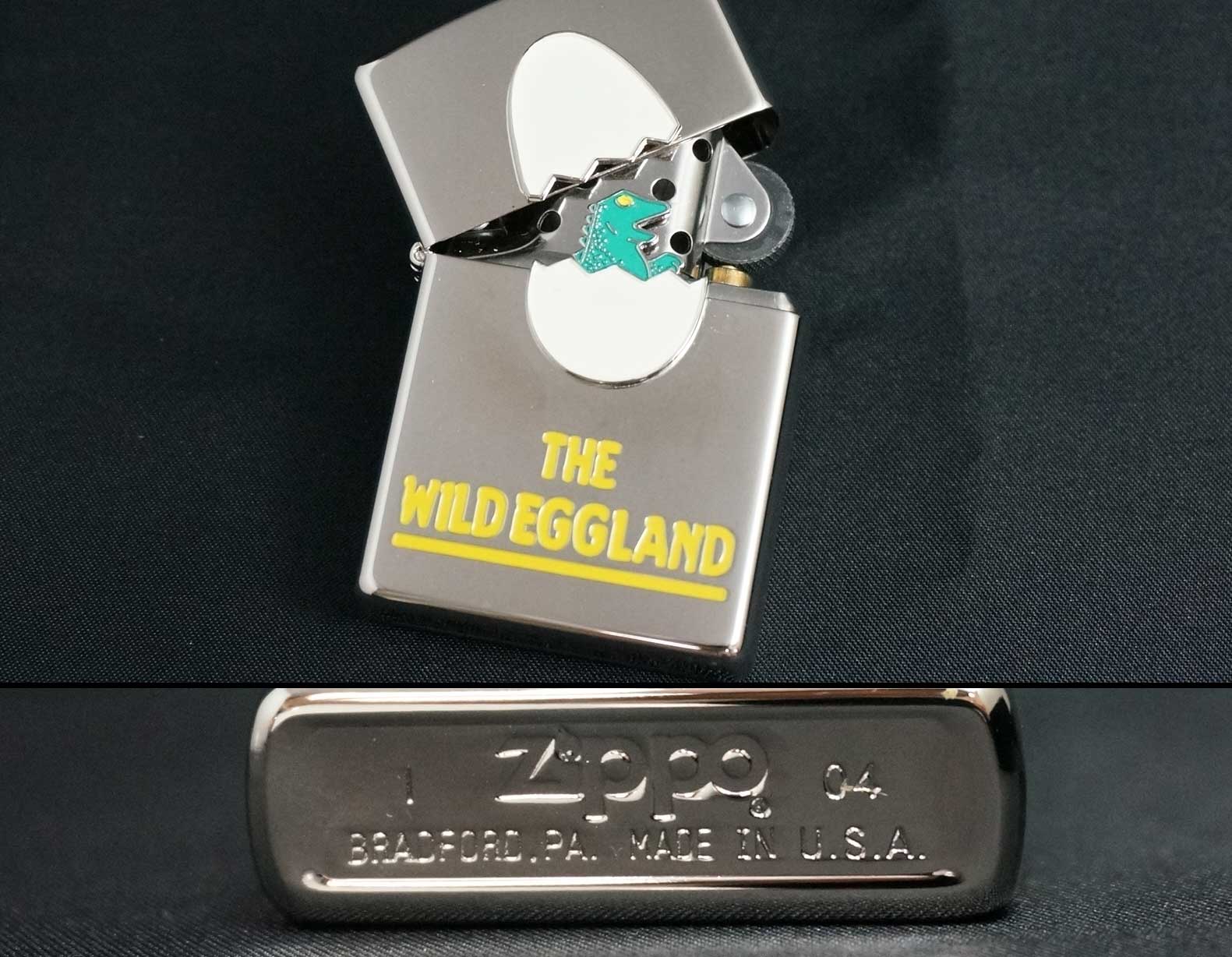 画像: zippo トリック THE WILD EGGLAND 2004年製造