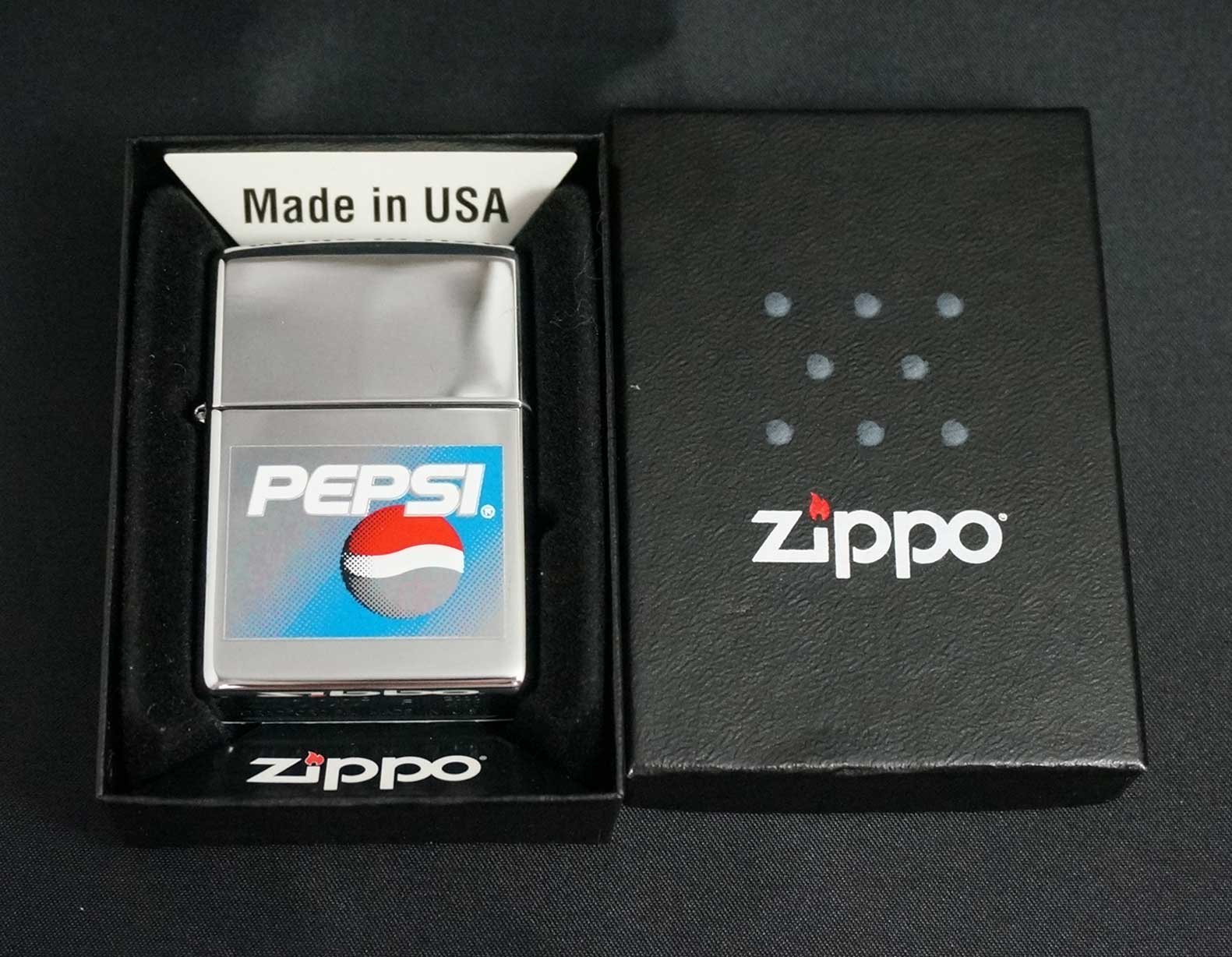 画像: zippo PEPSI COLA #250 プリント 2000年製造