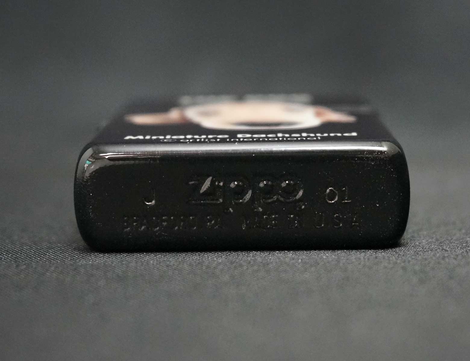 画像: zippo THE DOG ミニチュアダックスフンド 2001年製造