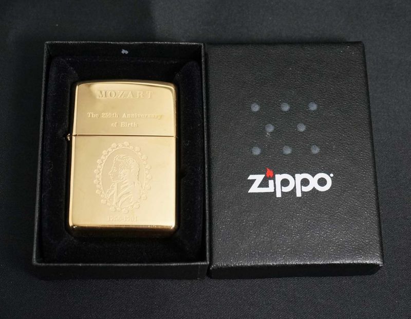 画像: zippo MOZART（モーツァルト）生誕250周年記念 ブラス 2006年製造