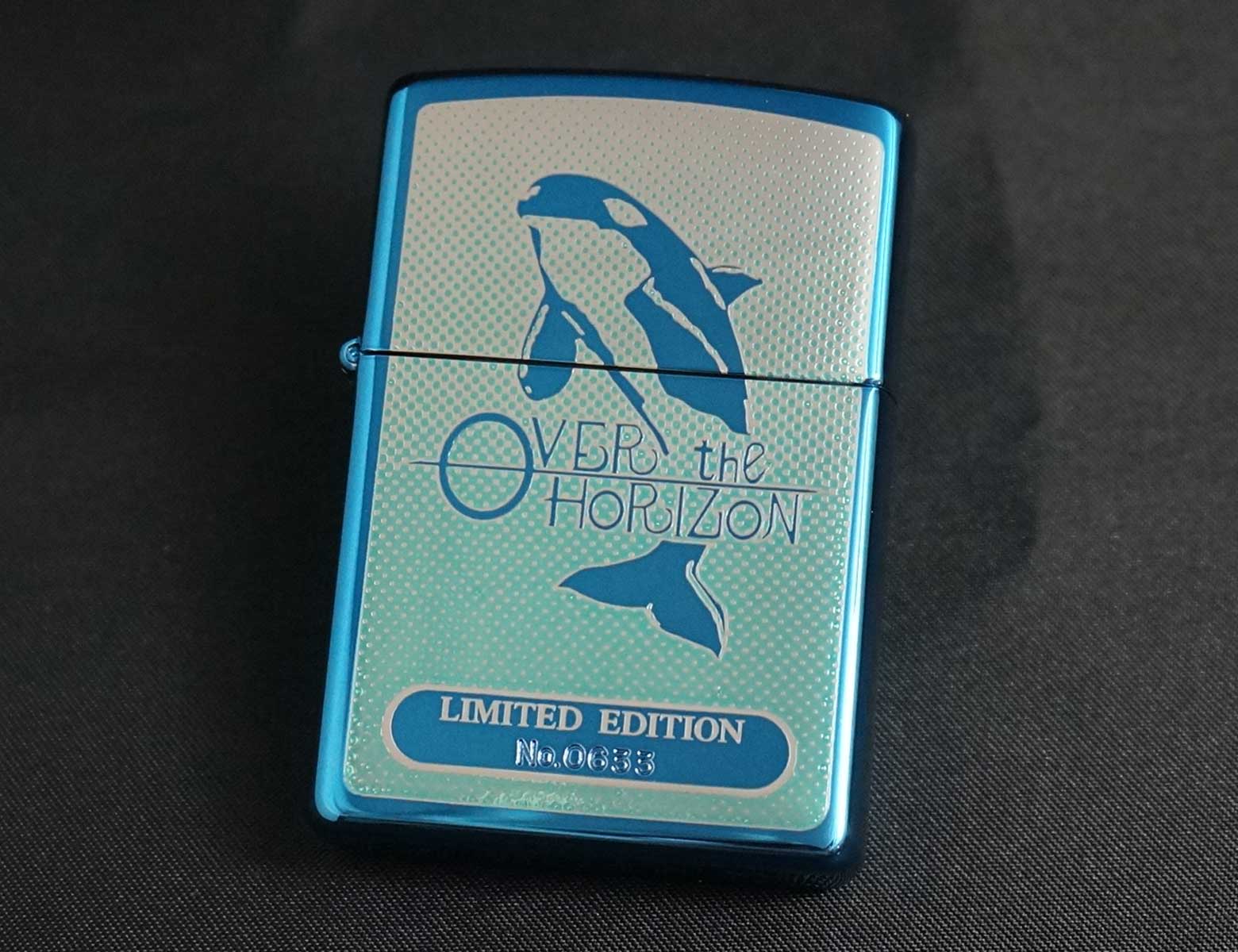 画像: zippo OVER the HORIZON シャチ 1999年製造