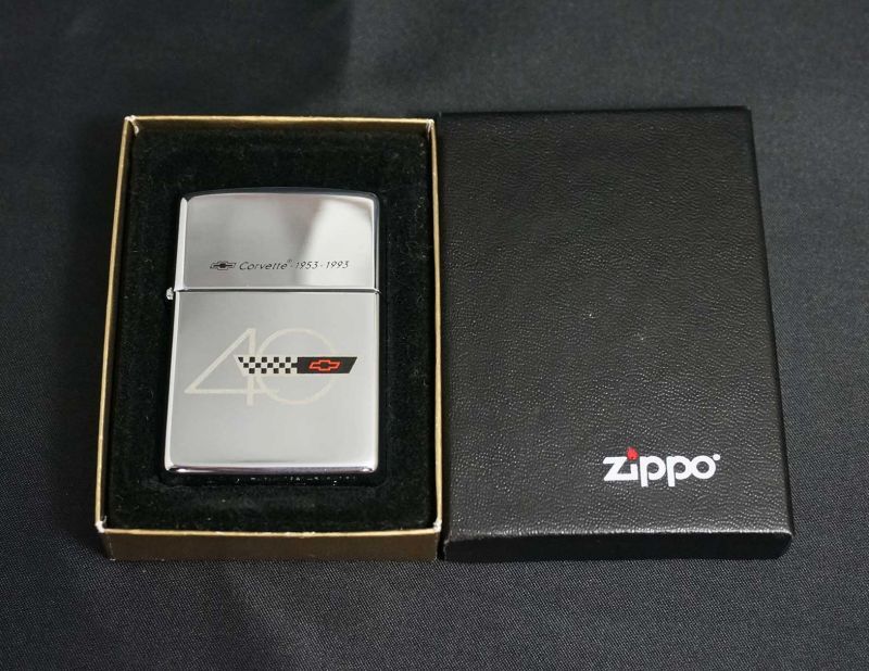 画像: zippo Corvette(コルベット）1953-1993 40周年記念 1993年製造