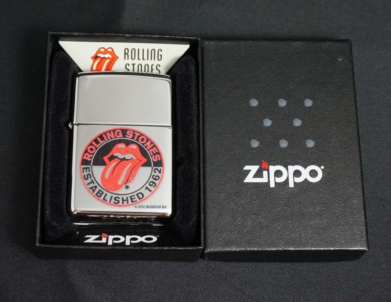 画像: zippo ROLLING STONES (ローリングストーンズ）＃250 プリント 2012年製造