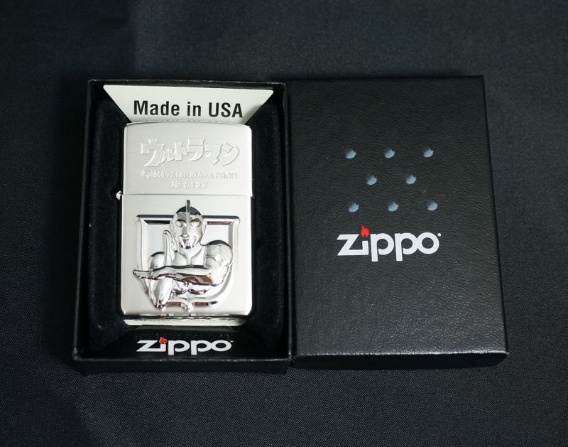 画像: zippo ウルトラマン メタル貼付け SS 1999年製造