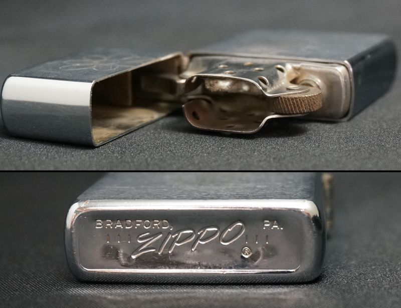 画像: zippo AIR FRANCE 1968年製造 USED（裏全面にキズあり）