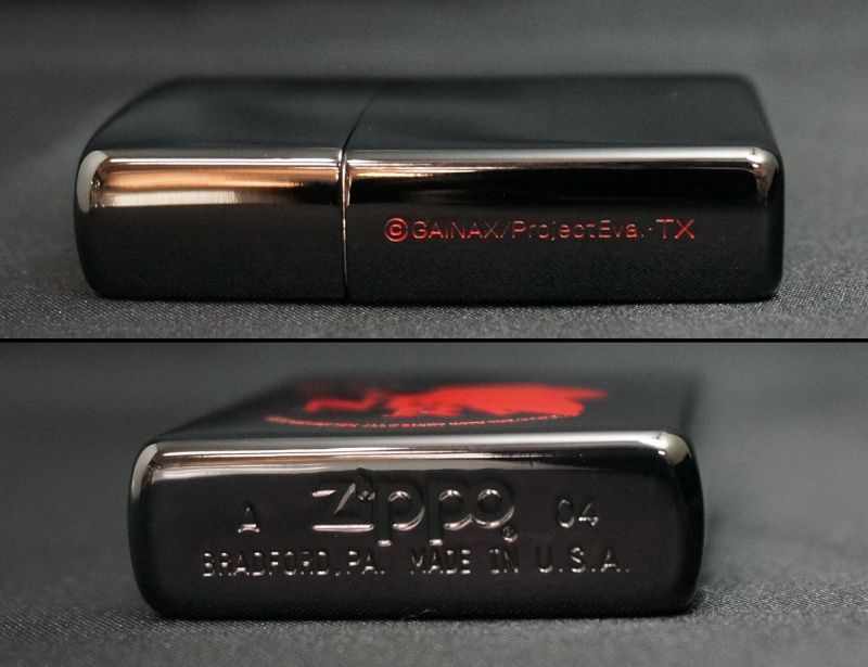 画像: zippo エヴァンゲリヲン NERV（ネルフ） BK 2004年製造