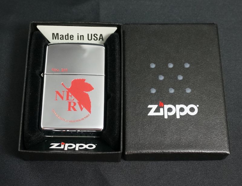 画像: zippo 新世紀エヴァンゲリヲン NERV（ネルフ）SV 2004年製造