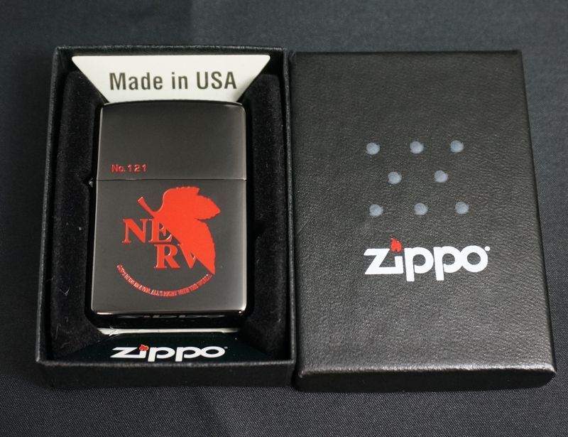 画像: zippo エヴァンゲリヲン NERV（ネルフ） BK 2004年製造