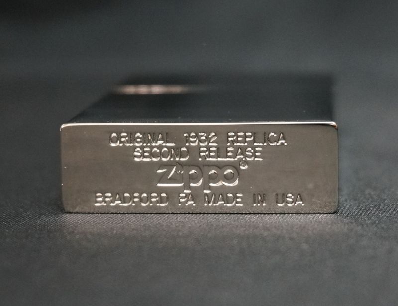 画像: zippo 1932 SECOND REPLICA プラチナメッキ無地 